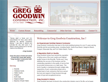 Tablet Screenshot of greggoodwinconstruction.com
